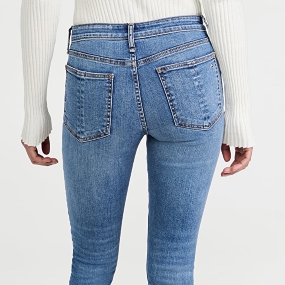 Rag & Bone Ankle Skinny Jeans Distressed Size 27